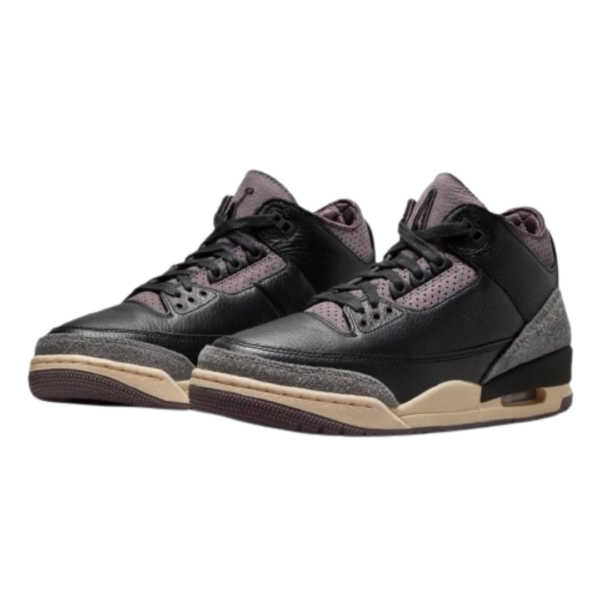 Air Jordan 3 Black Flat Pewter - Image 2