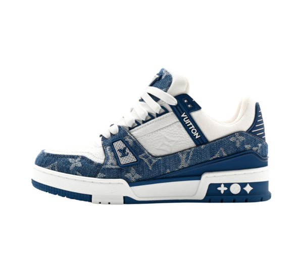 Louis Vuitton LV Trainer White Blue