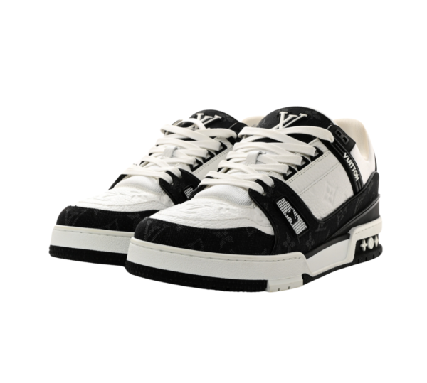 Louis Vuitton LV Trainer White Black - Image 2