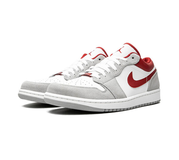 Jordan 1 Low SE Light Smoke Grey Gym Red - Image 2