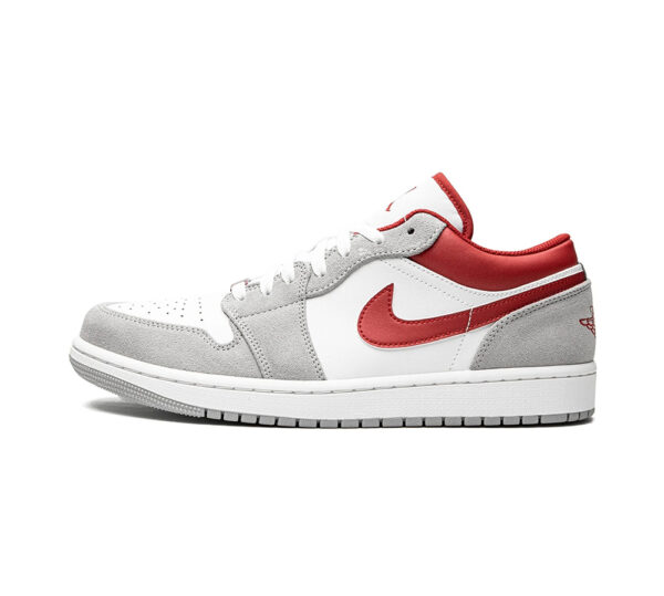 Jordan 1 Low SE Light Smoke Grey Gym Red