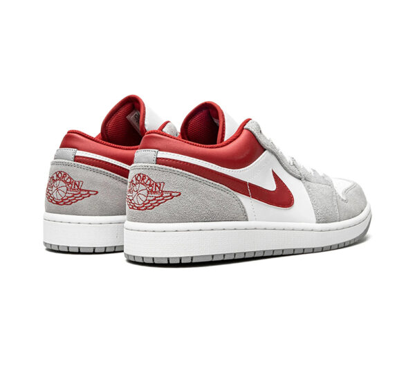 Jordan 1 Low SE Light Smoke Grey Gym Red - Image 3