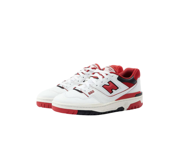 New Balance 550 White Red - Image 2