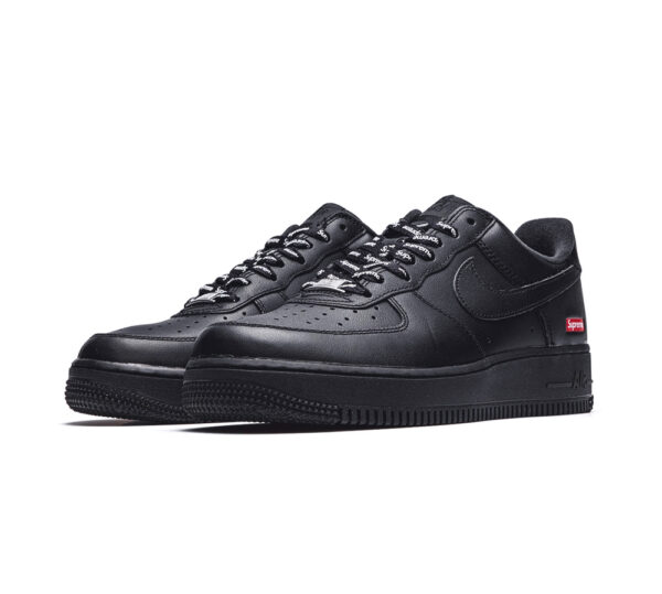 Nike Air Force 1 Low Supreme Black - Image 2