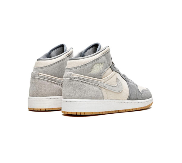 Air Jordan 1 Mid Coconut Milk Particle Grey - Image 3