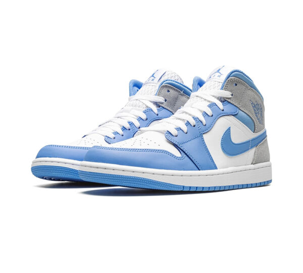 Jordan 1 Mid University Blue Grey - Image 2