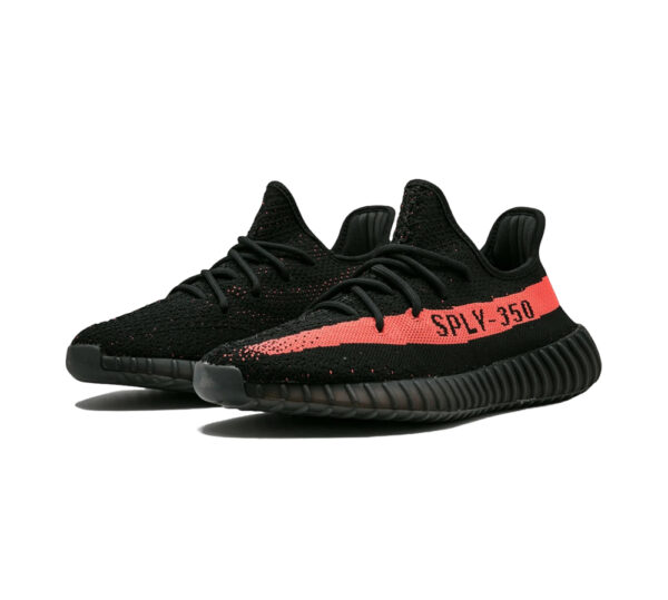 Yeezy Boost 350 V2 Core Black Red - Image 2