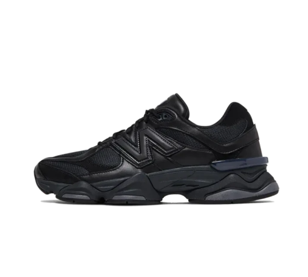 New Balance 9060 Triple Black Leather