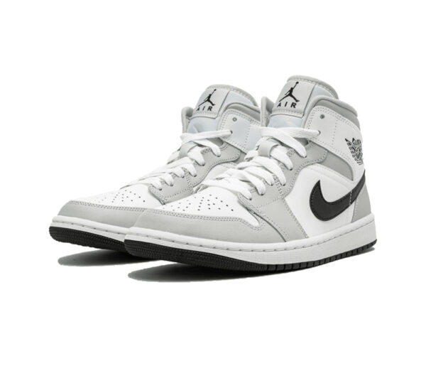 Jordan 1 Mid Light Smoke Grey - Image 2